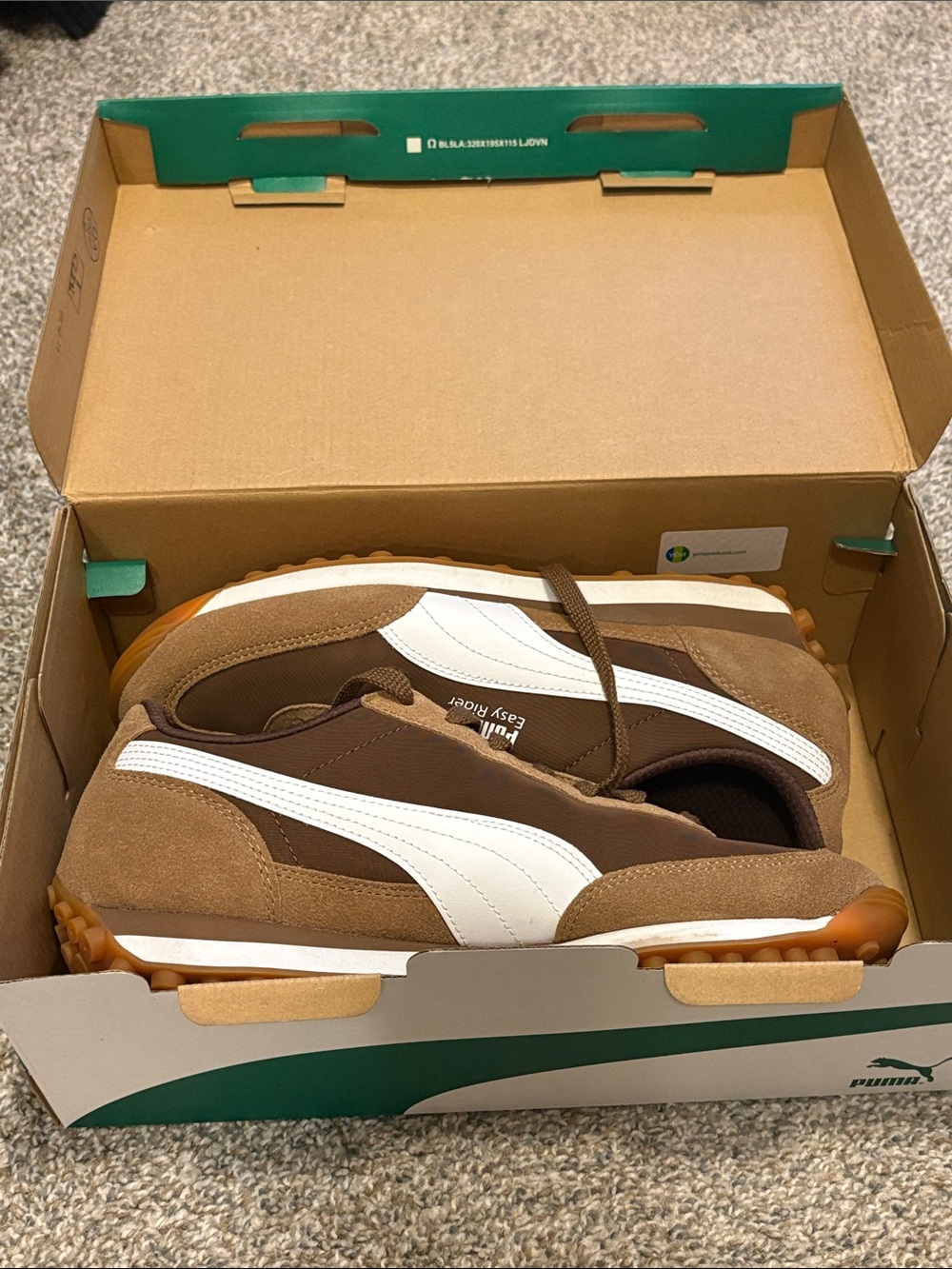 Puma Women’s Brown & White Athletic Sneakers size 10